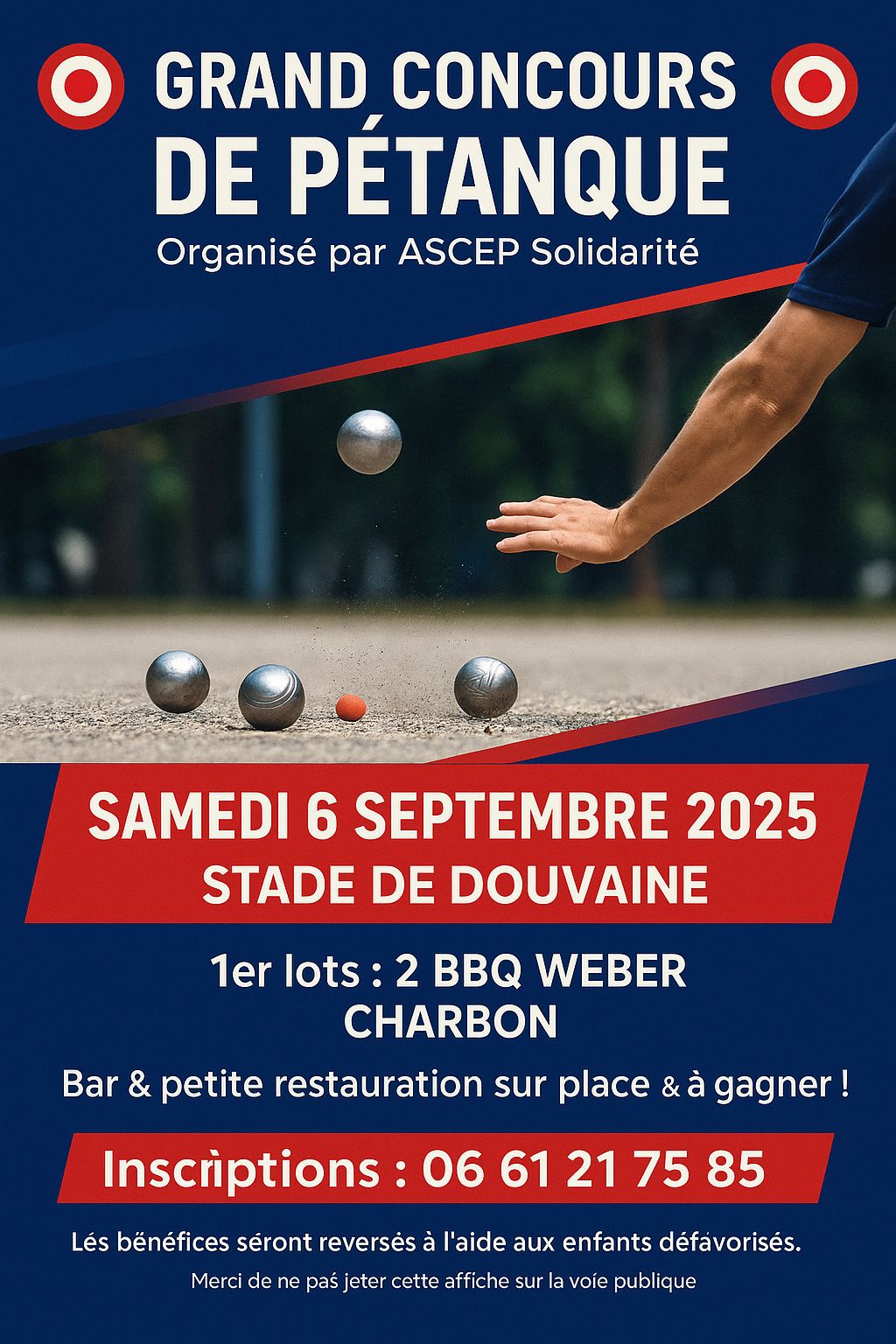 Concours de pétanque